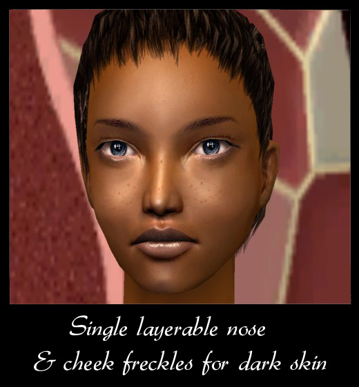 sims 3 freckles skin tone